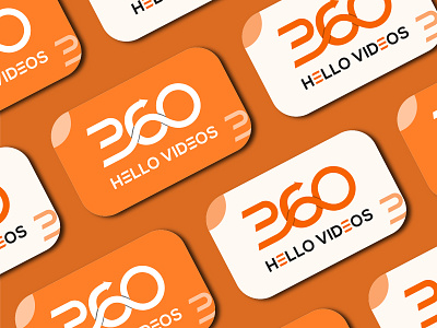 360 Hello Videos Modern Logo