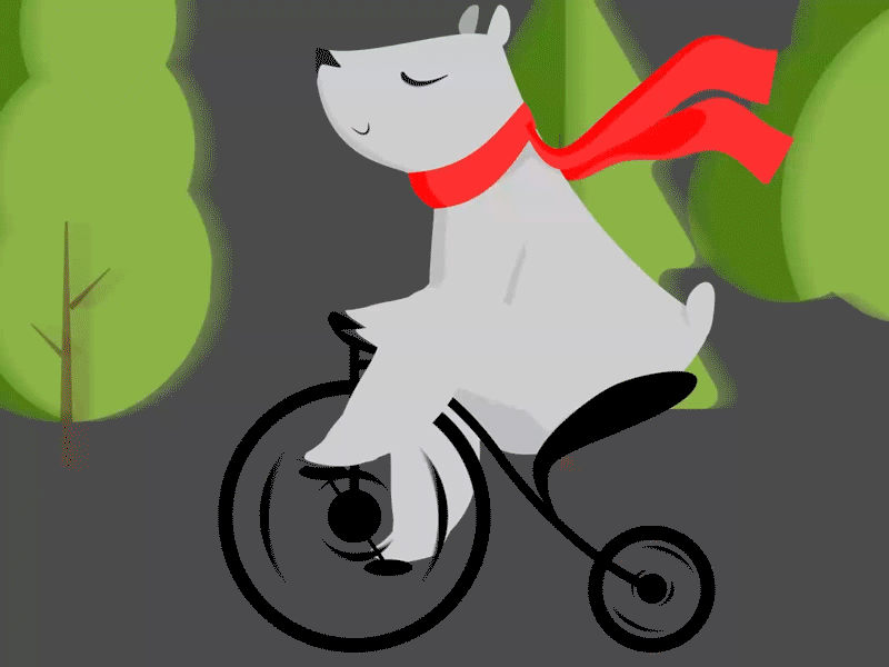 Cycling panda