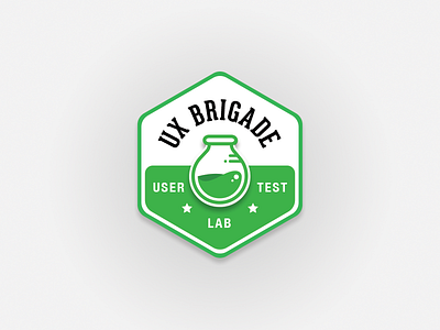 UX Brigade - User Test Lab Badge