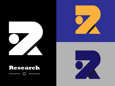 R logo branding design graphic design logo typography
