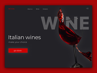 Wine shop Concept design dribbble figma ui ux wineshop