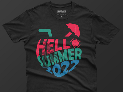 'Hello summer 2022' T shirt design design graphic design illustration see beach summer summer t shirt design summer vacation t shirt t shirt lover t shirts tee tshirt typography typography t shirt vector vintage summer vintage t shirt