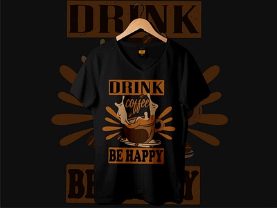 Coffee Typography t shirt design