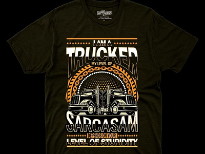 Trucker t shirt design trucker t shirt design elements