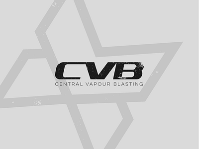 Central Vapour Blasting Logo Design branding design logo typography vector