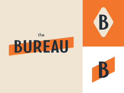 The Bureau Brand Identity design logo rebrand the bureau typography