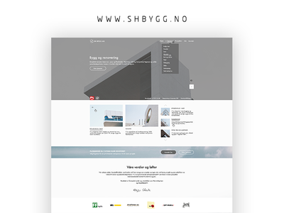 UI/ UX DESIGN - www.shbygg.no