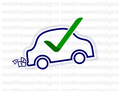 AutoLoans - Icon branding car design graphic design illustration loans logo