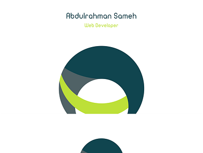 Abdulrahman Sameh - Personal branding project branding design golden ratio graphic design logo personal identity ui website