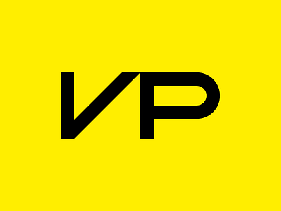VP Monogram auto care branding identity logo mark monogram p symbol type v