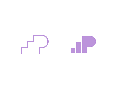Progress - Online Learning barchart learning logo mark p platform progress stairs startup steps symbol teaching