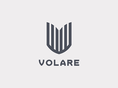 Logo Volare brand branding design dribbble geometric graphic design grid layout logo logo design symbol