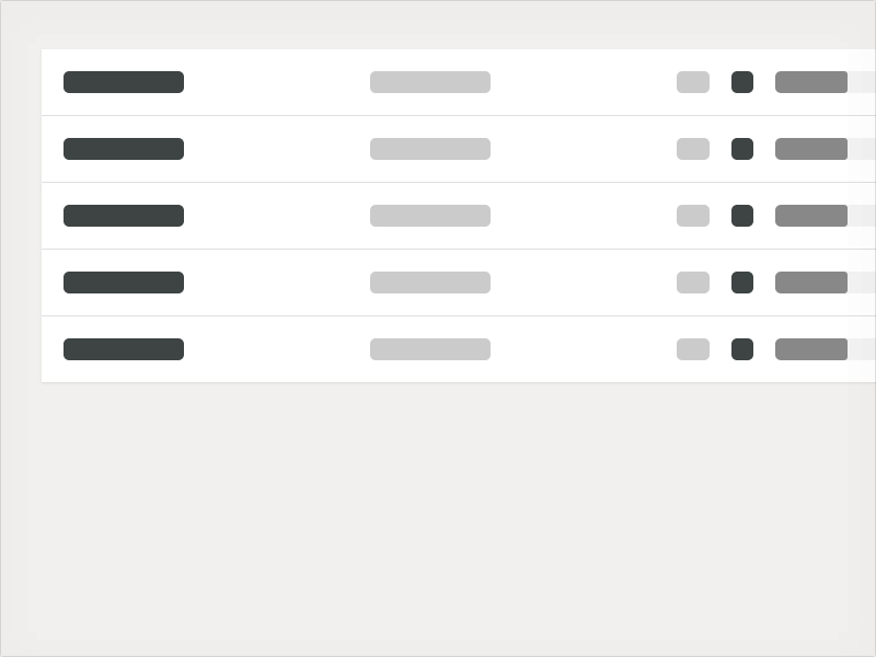 Expanded card pattern prototype