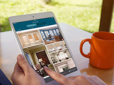 Window Covering Dealer iPad App - Gallery Section