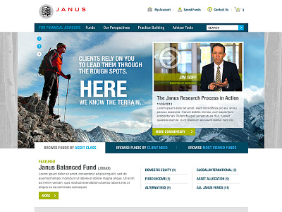 Financial Advisor Fund Web Site 