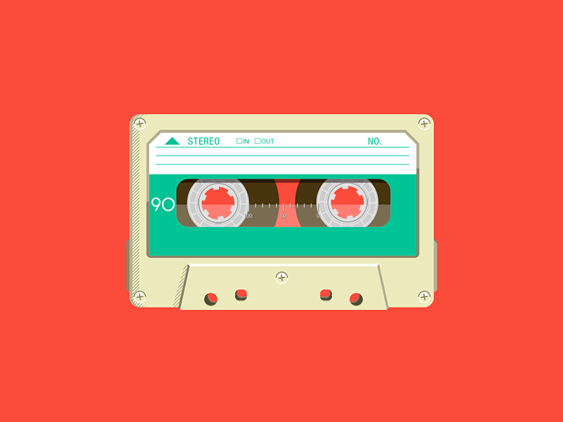 Cassette Tape by Joe Wilper on Dribbble
