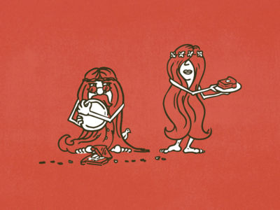 French Toast Granola Packaging Illustration