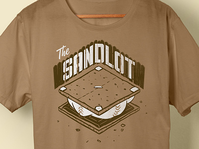 The Sandlot T-Shirt baseball chocolate cracker fence graham marshmallow movie sandlot shirt smores