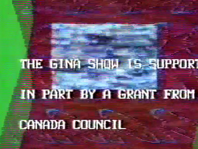 "The Gina Show" - Credits web website
