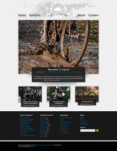 Race to Disgrace v2 - Home Page georgia helvetica neue museo slab web website