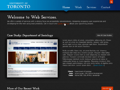 Web Services #3 portfolio university web