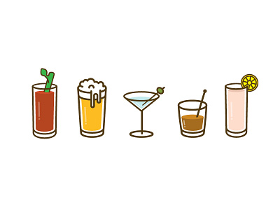 "Careful man, there's a beverage here!" alcohol beer bold booze drinks icon illustration simple whiskey
