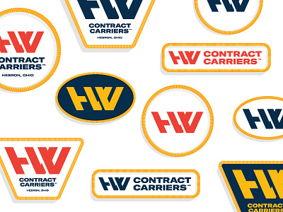 H&W Logo Patches branding freight logo monogram patches trucking