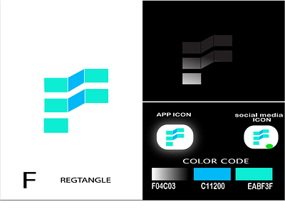 F 3d logo designe 3d animation app branding design graphic design illustration logo motion graphics typography ui ux vector
