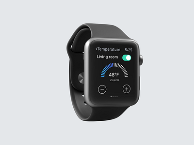 Smart Home for Apple Watch apple watch ios design sketch ui design ux design wearable device