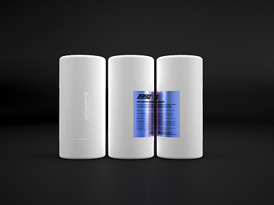 It's 1992 3d branding deodorant industrial design packaging personal care product design render