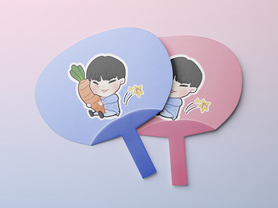 Hoshi's Hand Fan 3d animation branding design graphic design illustration logo vector