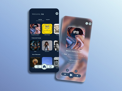 Music Player App Concept app app design design interface music player ui