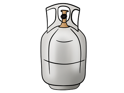 Propane Tank Illustration gas bottle gas tank illustration propane bottle propane tank