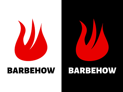 Flame Logo barbecue bbq grill grilling logo