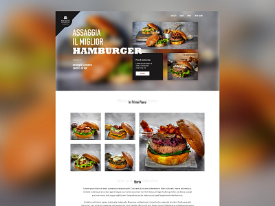 Mosto Generoso - The Hamburgeria boostrap html layout layout web sketch ui webdesign