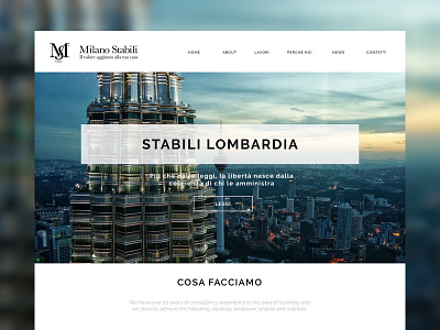 Milan Italy graphic italy layout luxury milan responsive web sketch webdesign