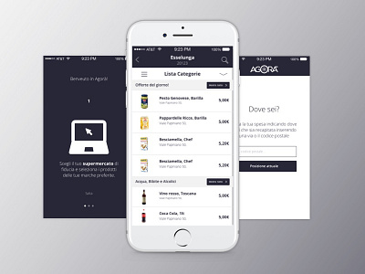Agorà App Mockup app delivery app design app mobile delivery delivery app layout layout app