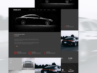 Project Car 2017 boostrap car css desinger graphic html landing layout web project speed web design web site