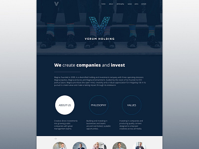 Layout Holding based in Milano blue boostrap business custom theme web designer desing layout web responsive theme ux ui web desing web work wp