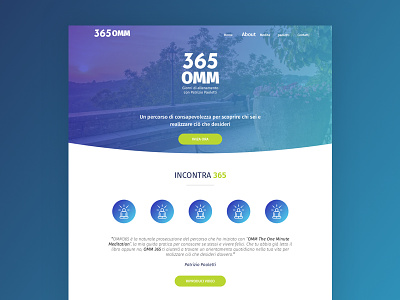 365 OMM blue boostrap brand desiginspiration desktop html layout design responsive design sass sketch ui ux webdesig