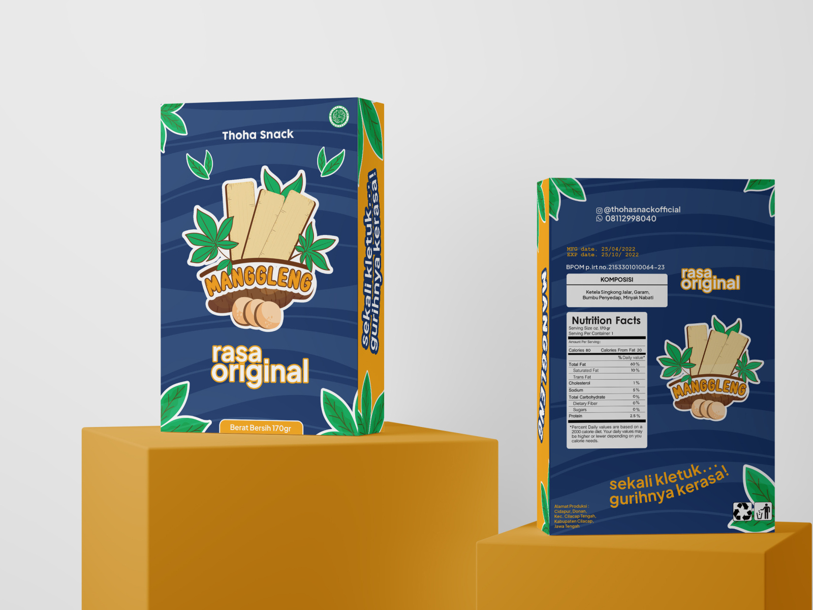 Snack Box Packaging by Nurul Fadilah on Dribbble