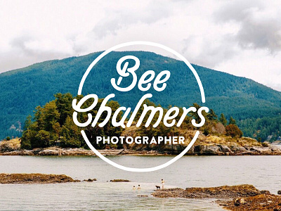 Bee Chalmers 01 branding lettering logo photography typography visual identity wordmark