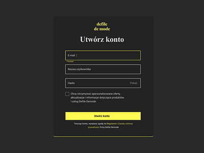 Sign Up Form in Dark Theme app dark design form signup ui