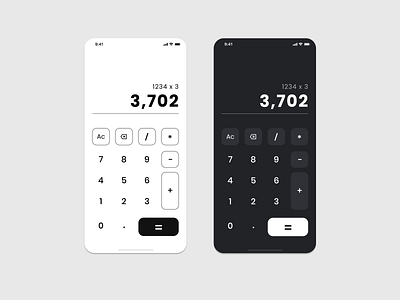 Calculator app calculator figma mobile ui