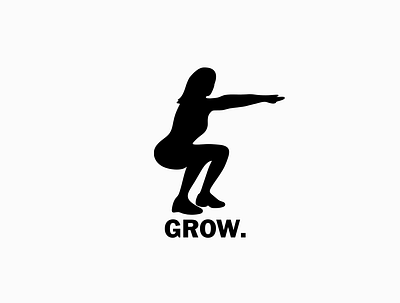 Grow Logo blog design figma fitness grow gym illustration logo