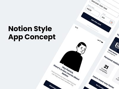 Notion Style App Concept