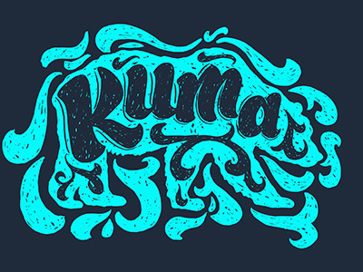 Kuma bear hand lettering kuma lettering type typography