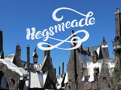 Hogsmeade hand lettering harry potter hogsmeade lettering photography type typography