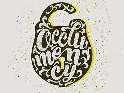Occlumency hand lettering harry potter lettering type typography