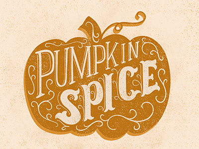 Pumpkin Spice hand lettering lettering pumpkin pumpkin spice type typography
